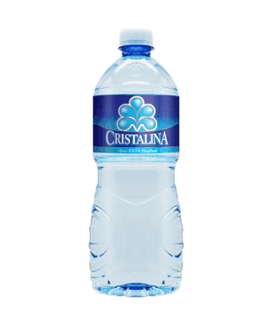 AGUA CRISTALINA 1 LITRO (CAJA DE 12 UNIDADES)